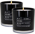 Lulu Candles | Black Amber | Luxury Scented Soy Jar Candle | Hand Poured in The by LULUCANDLES
