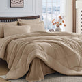 HEVUMYI Khaki Twin-XL Comforter Set by HEVUMYI