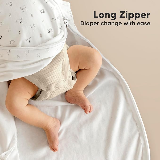 2-Pack Organic Baby Sleep Sacks, 100% Cotton - Image 5