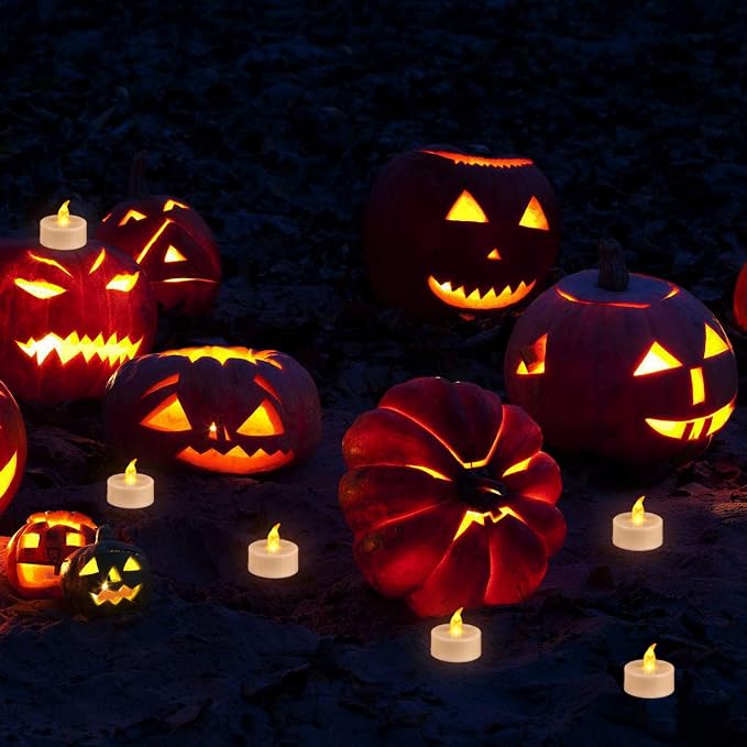 JUNPEI 24Pack Battery Tea Lights LED - Image 6