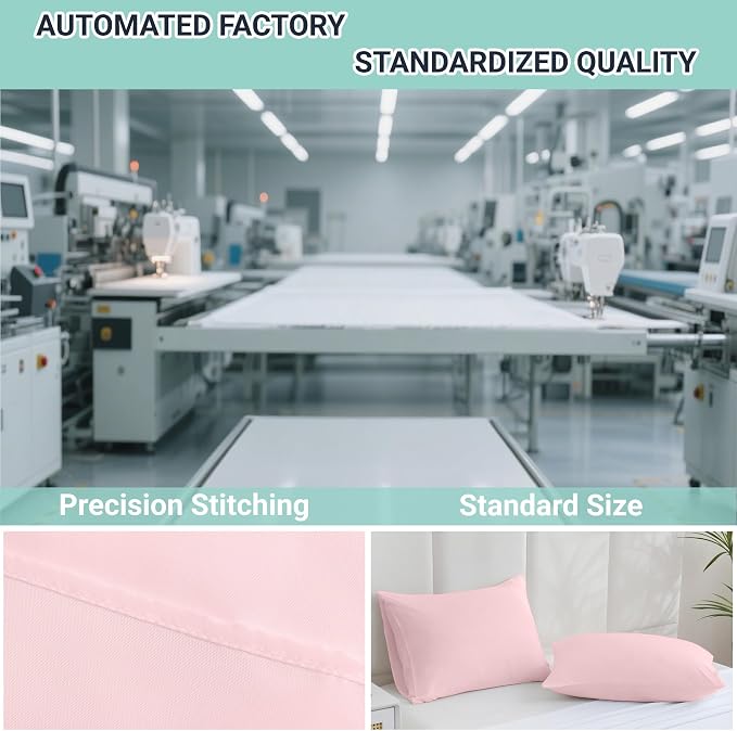 ZPECC Pillow Cases Standard Size Set of 12, 20x26 Envelope Closure Pillowcases - Image 4