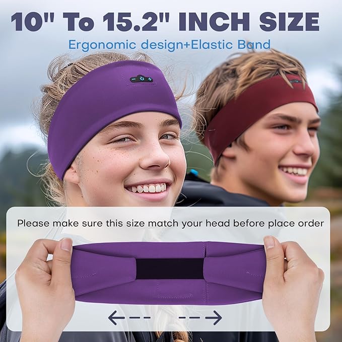 Sleep Headphones Bluetooth Headband - Image 6