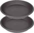 2 Pack of 26 inch Plant Saucer, Large Plant Tray, Heavy Sturdy Plant Drainage by Unknown