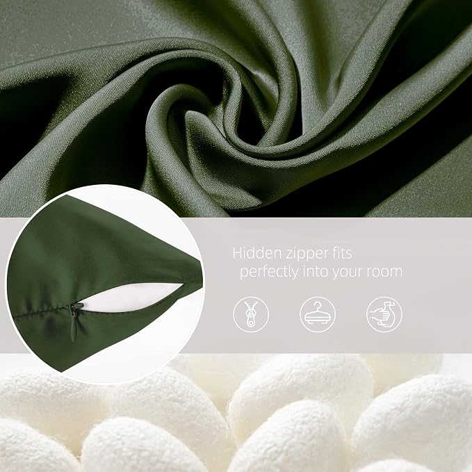 Silk Pillowcase for Hair and Skin Mulberry Silk Pillowcase Soft Breathable - Image 6