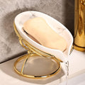 Dobbyby Leaf-Shaped Ceramic Soap Dish by Dobbyby
