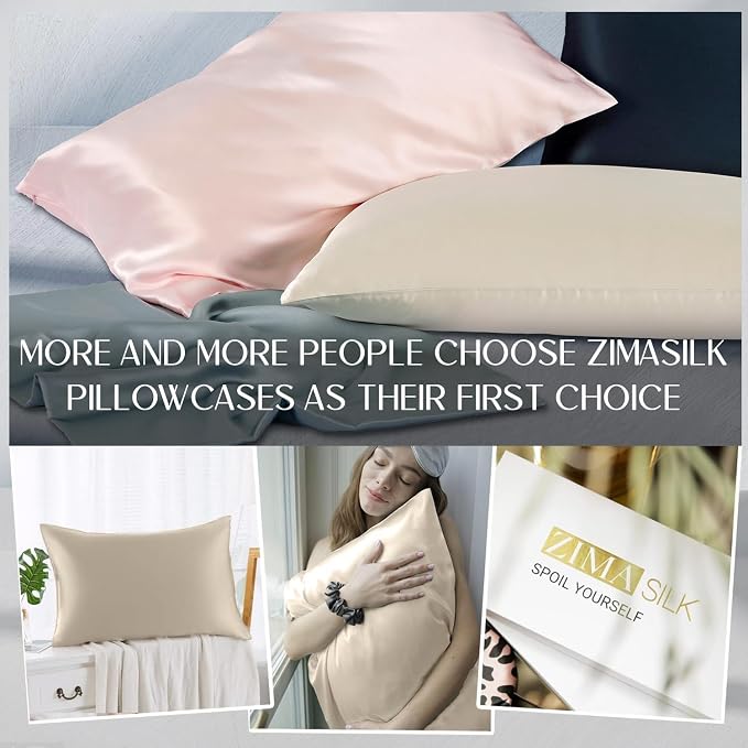 ZIMASILK 100% Pure Mulberry Silk Pillowcase - Image 6