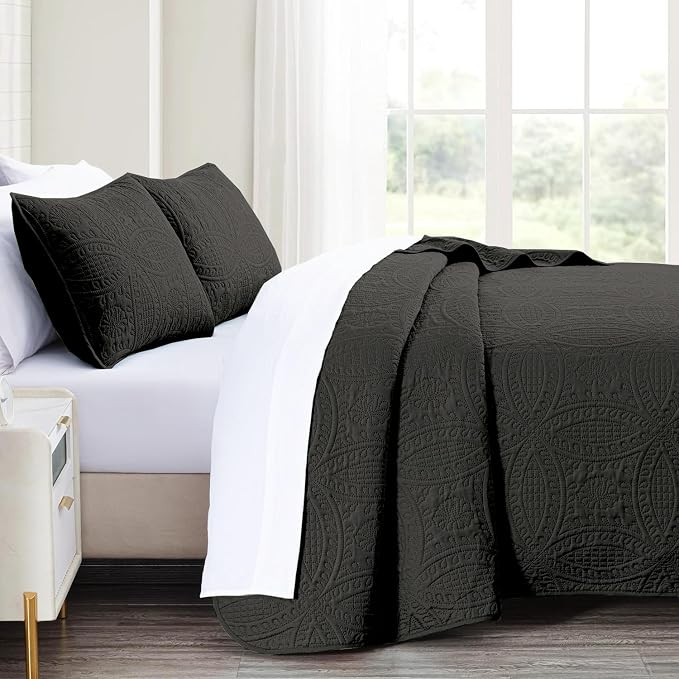 akkialla King Quilt Bedding Set, Lightweight Soft Bedspread Coverlet, Modern - Image 4