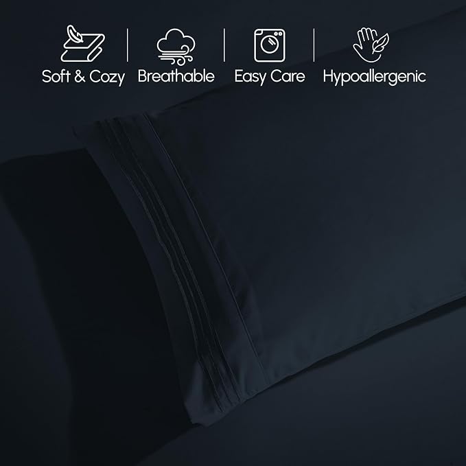Elegant Comfort Luxurious 1500 Premium Hotel Quality Microfiber Three Line - Image 6