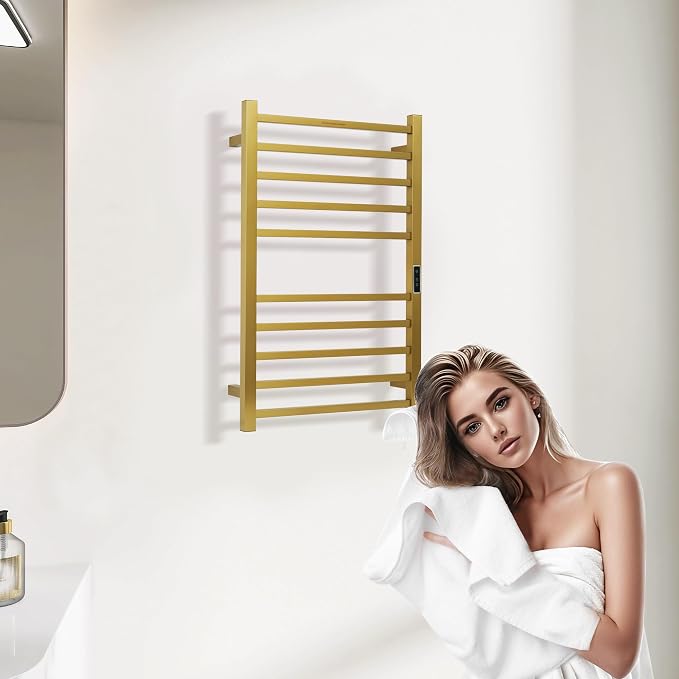 Heated Towel Racks for Bathroom, Wall Mounted Electric Towel Warmer Racks - Image 5