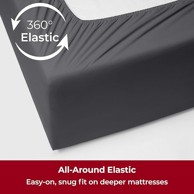 Mellanni Extra Deep Twin Sheets - Image 5