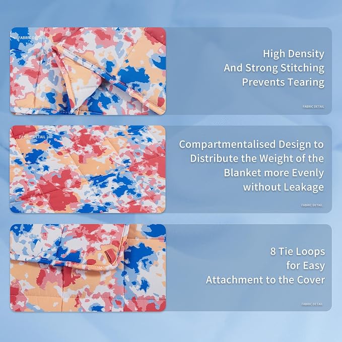 Topcee Weighted Blanket for Adults Queen Size Soft Cooling Heavy Blanket - Image 5