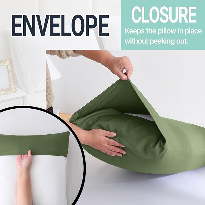 ZPECC Pillow Cases Queen Size Set of 12, 20x30 Envelope Closure Pillowcases - Image 5
