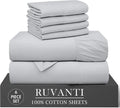 RUVANTI 6 Pcs Cotton Sheets by Ruvanti