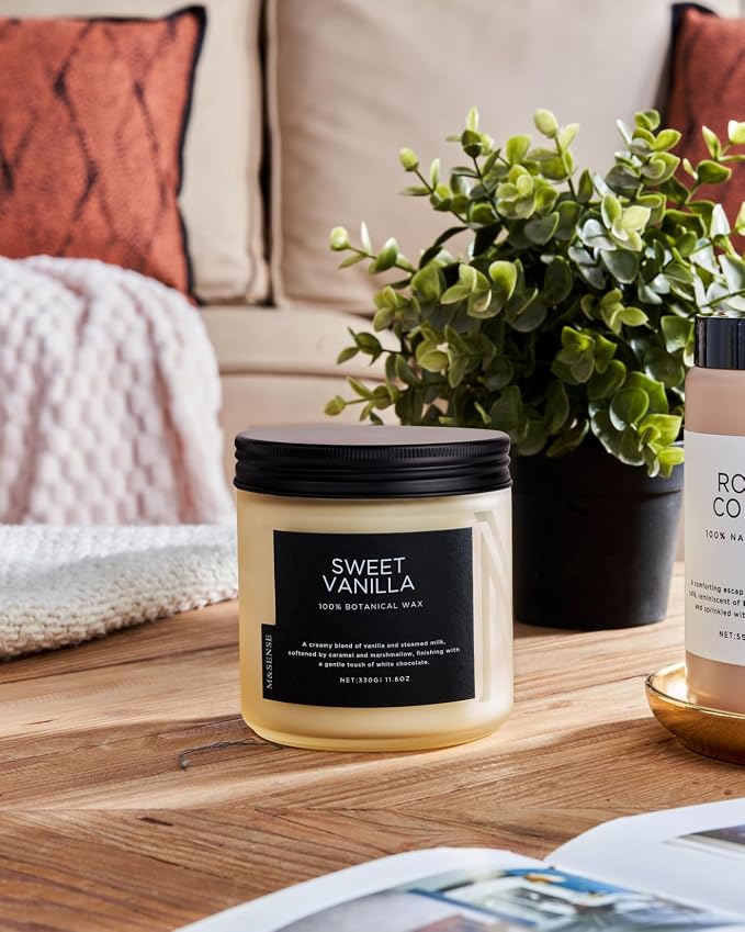 M&SENSE Vanilla Scented Candles - Image 5