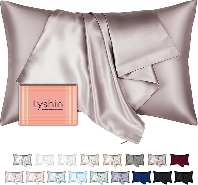 Silk Pillow Cases Standard Size by LYSHINSILKPILLOWCASES
