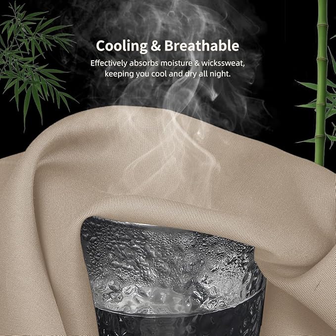 Standard Pillowcases, Cooling Viscose from Bamboo Pillow Covers - Image 4