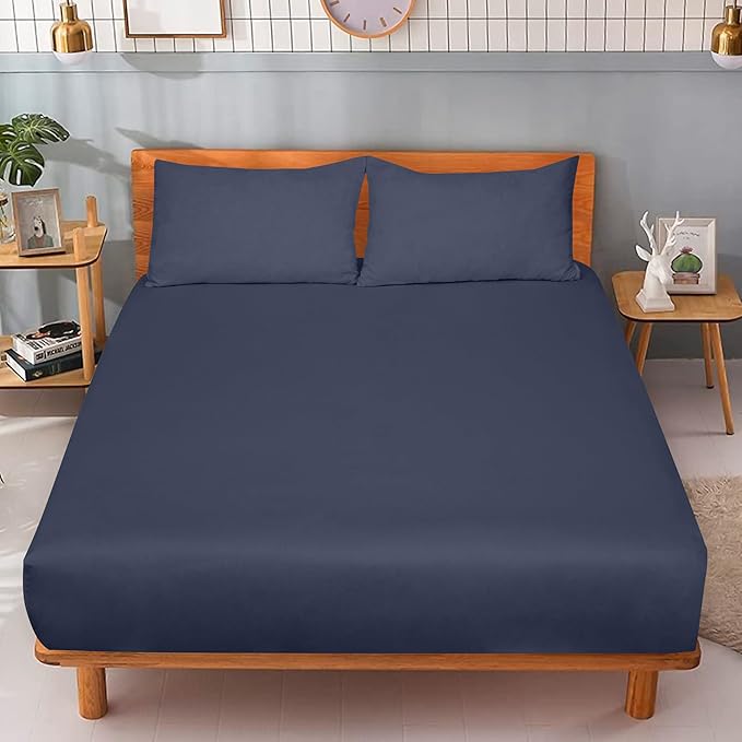 ROYALE LINENS 300 Thread Count 100% Long Staple Combed Cotton Fitted Sheet Twin - Image 9