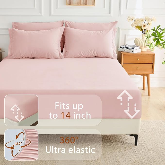 MUXHOMO 7 Pieces Full Comforter Set, Soft Bed in a Bag Full Size, All Season - Image 6