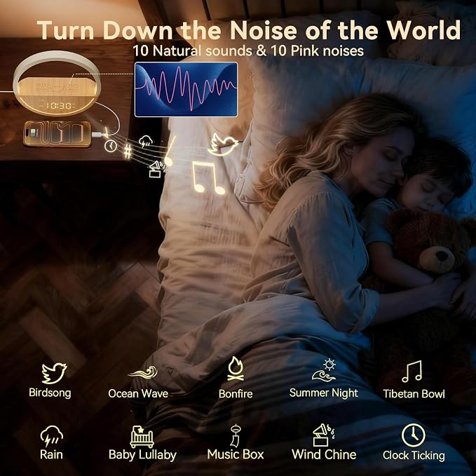 Vivilumens Wake Up Light Sunrise Alarm Clock - Image 6