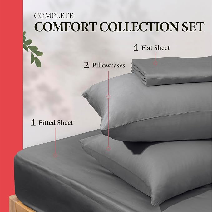 100% Egyptian Cotton King Size Sheet Set - Image 3