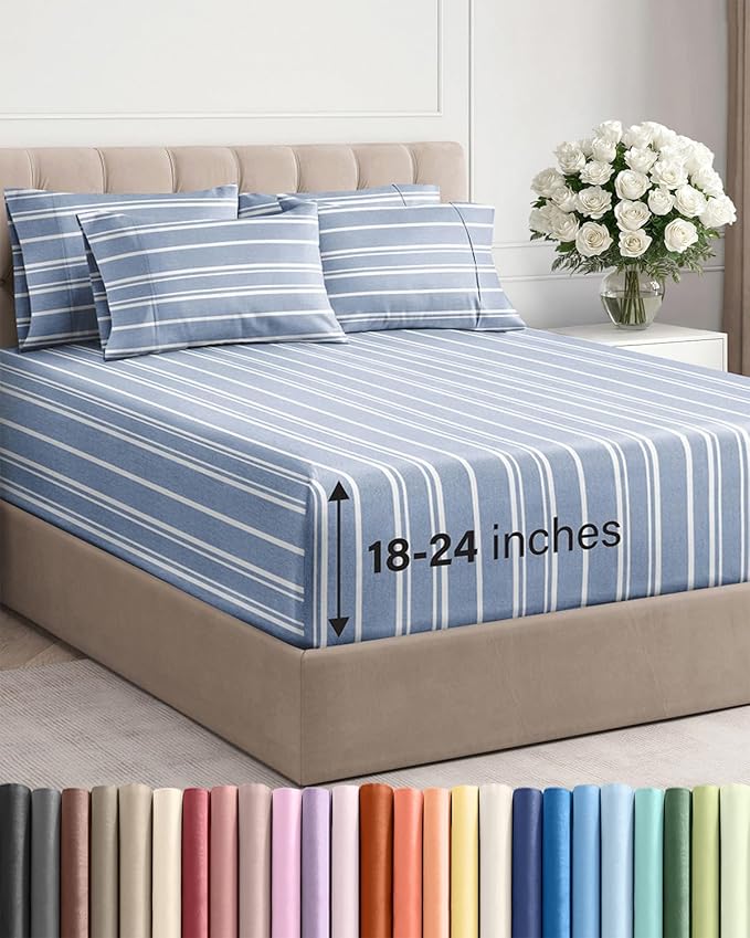 Extra Deep King Sheet Set by CGKUnlimited