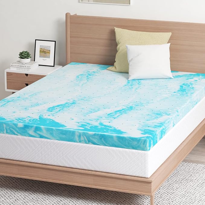 EGO Topper 4 Inch Queen Memory Foam Mattress Topper, Gel Foam Mattress Topper - Image 7
