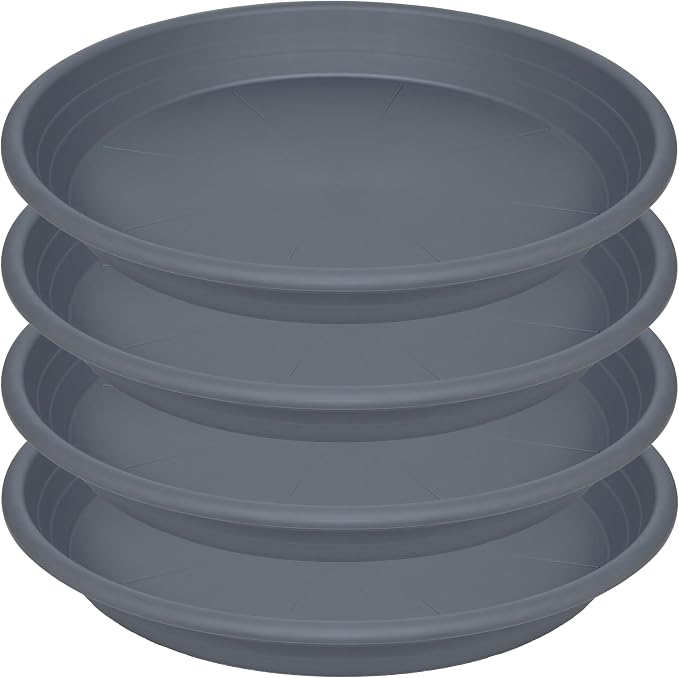 4 Pack of 16 inch Plant Saucer, Large Plant Tray, Heavy Sturdy Plant Drainage by Unknown