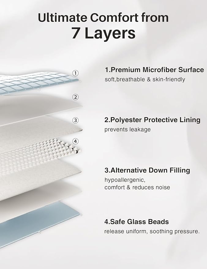 Weighted Idea Weighted Blanket for Adults Cooling Breathable Heavy Blanket - Image 2