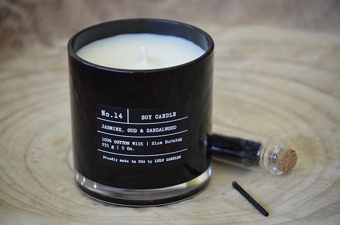 Lulu Candles | Palo Santo | Luxury Scented Soy Jar Candle | Hand Poured in The - Image 7