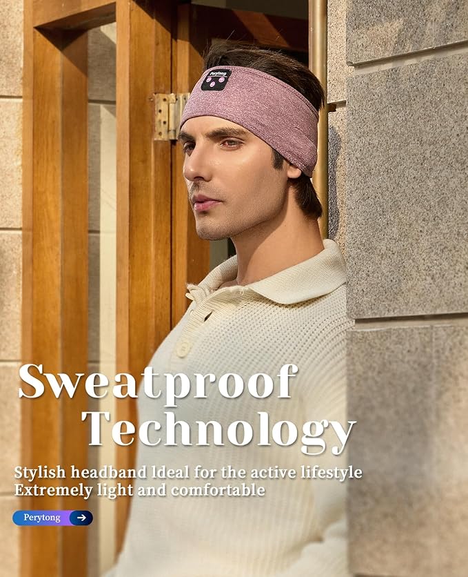 Perytong Sleep Headphones Wireless, Air Travel, Meditation - Image 4