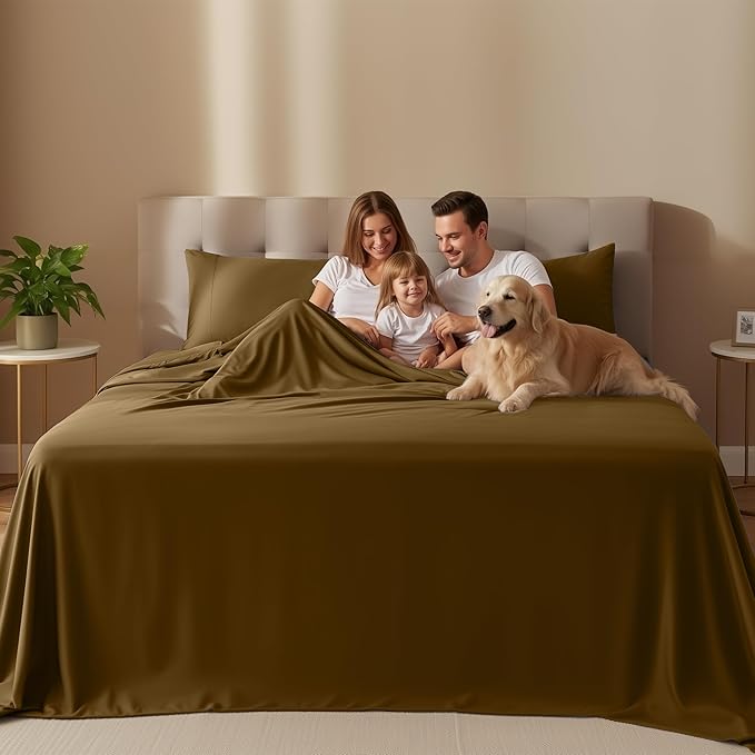 Utopia Bedding Queen Size Sheet Set – 4 Piece Bed Sheets, Soft and Breathable - Image 2