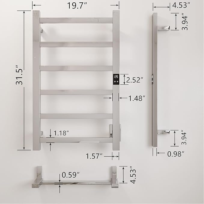 Topdattion Electric Towel Warmer | Super Thin | - Image 3