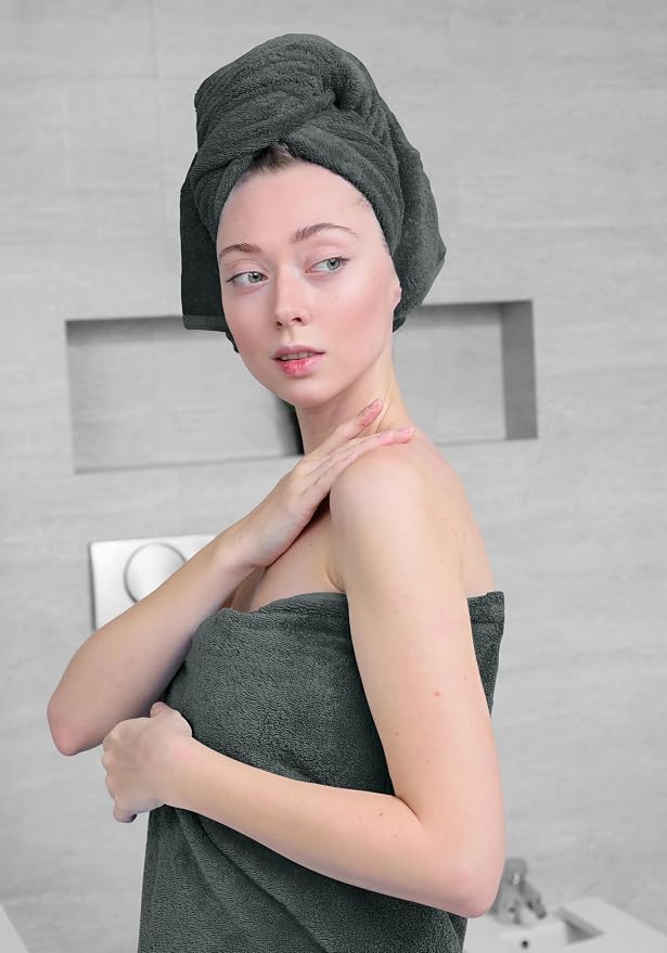 Avalon Towels Bath Towels Set of 4, Size 30 x 60 Inches, Highly Soft and - Image 2