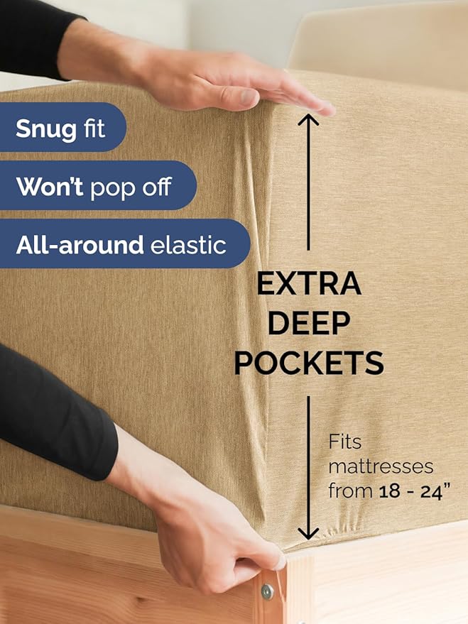 Extra Deep King Fitted Sheet - Image 2
