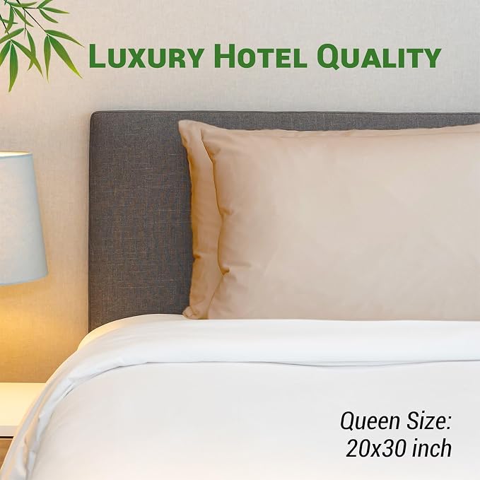 Gogreen Bamboo Rayon Waterproof Pillow Protector, Breathable Pillow Cover - Image 7