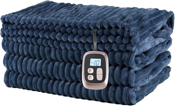 Heated Blanket Electric Blanket Twin Size 62''x84'' by Minervada