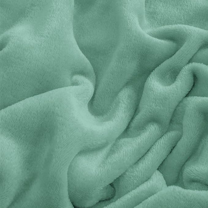 BEDELITE Flannel Sheets King Size Haze Blue - Image 5
