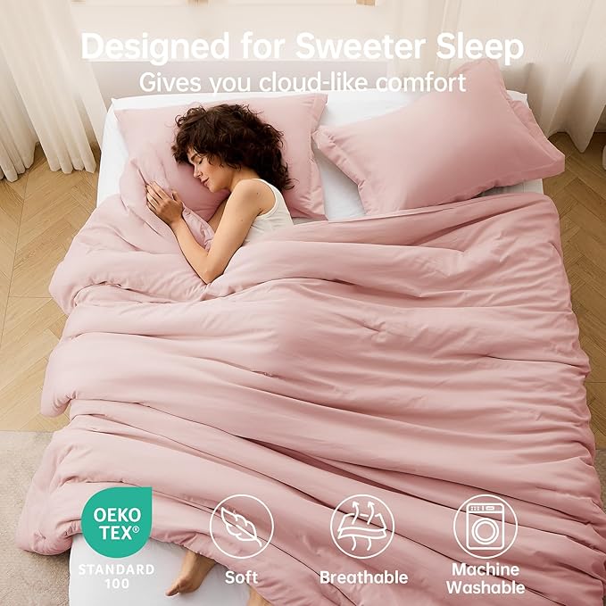 MUXHOMO Twin/Twin XL Comforter Set, All Season Ultra Soft Down Alternative - Image 2