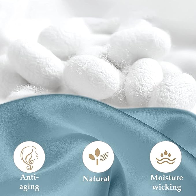 INSSL Silk Pillowcase f Women, Mulberry Silk Pillowcase - Image 4