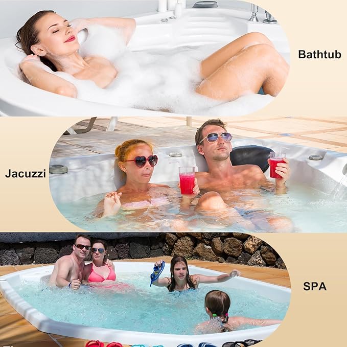 Full Body Bath Pillow for Bathtub, Non-Slip Bath Pillows for Tub, Spa Bathtub - Image 7