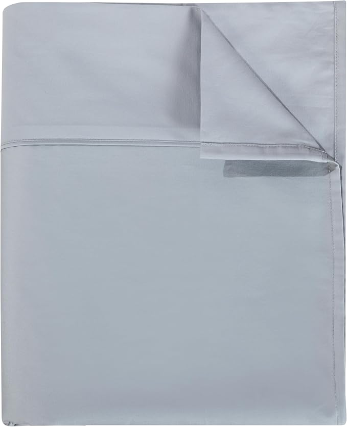 Flat Sheet Only Queen Size, 400 TC 100% Egyptian Cotton Flat Sheet by ShunjieHome