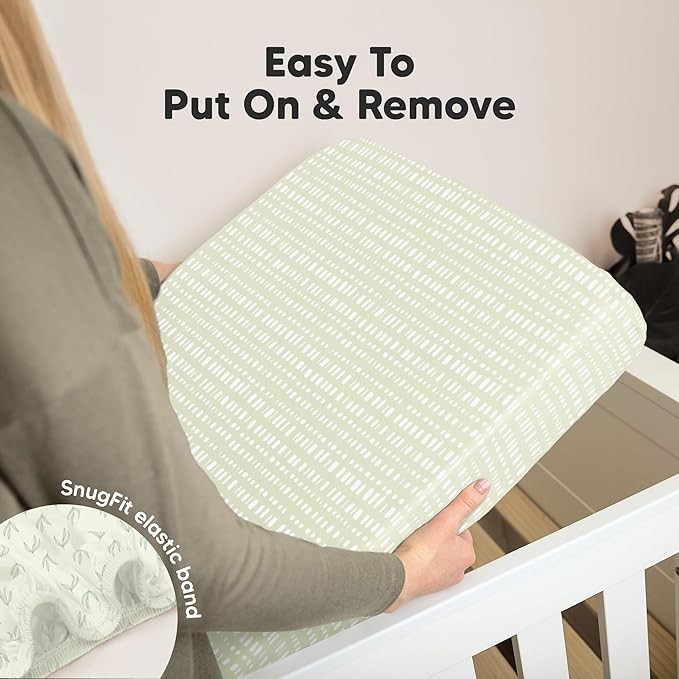 KeaBabies 2-Pack Organic Crib Sheets - Image 6