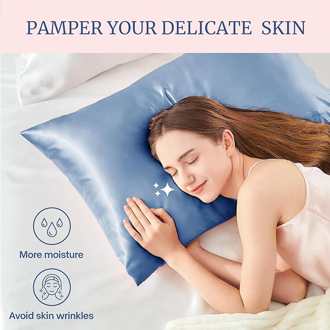 BEDELITE Satin Pillowcase for Hair and Skin, Super Soft Similar to Silk Pillow - Image 4