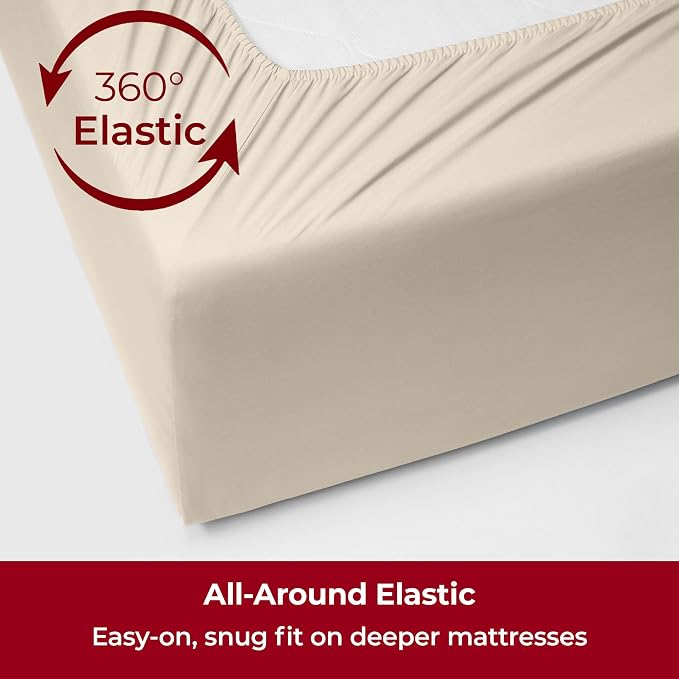 Mellanni Extra Deep King Sheets - Image 5