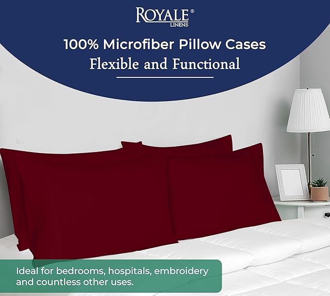 Royale Linens Standard Pillowcase Set of 2 - Image 6