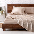 MR&HM Satin Bed Sheets, King Size Sheets Set by MRHM