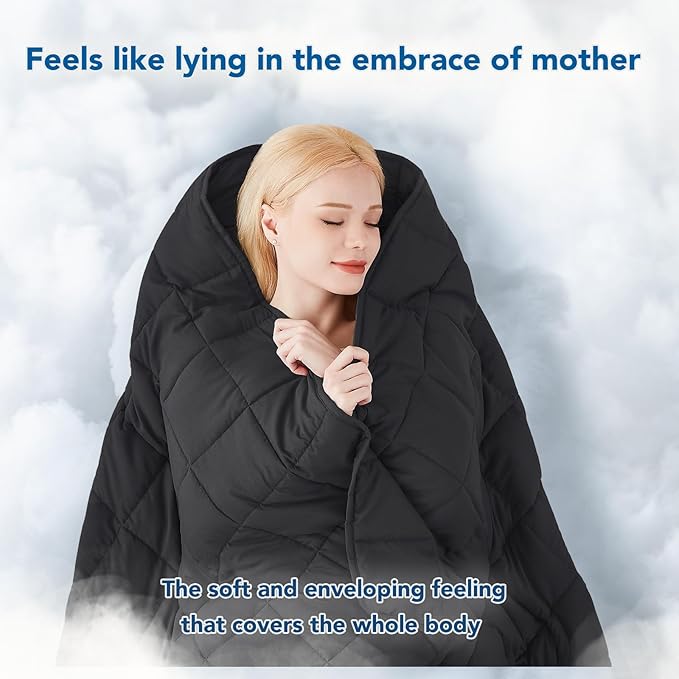 Topcee Weighted Blanket for Adults, Minky Dots Heavy Blanket for Woman - Image 4