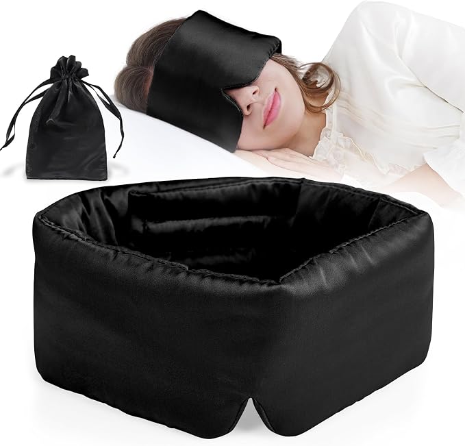 100% Mulberry Silk Sleep Mask, Comfortable Soft by Unknown