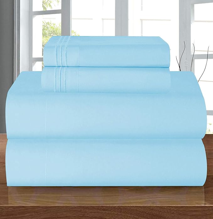 Elegant Comfort Luxury 1500 Premium Hotel Quality Microfiber 4-Piece Sheet Set by ELEGANTCOMFORT