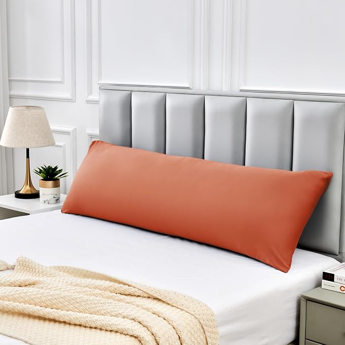 Warmstar Cotton Body Pillow Cover 1 Pack, 600 Thread Count Body Pillow case - Image 2